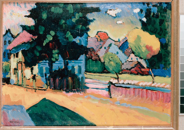  瓦西里·康丁斯基 wassily kandinsky ——穆瑙的景观